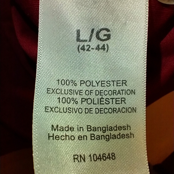 Russell Arkansas Razorbacks Short Sleeve Polo Shirt Men's sz Large. - Picture 5 of 7